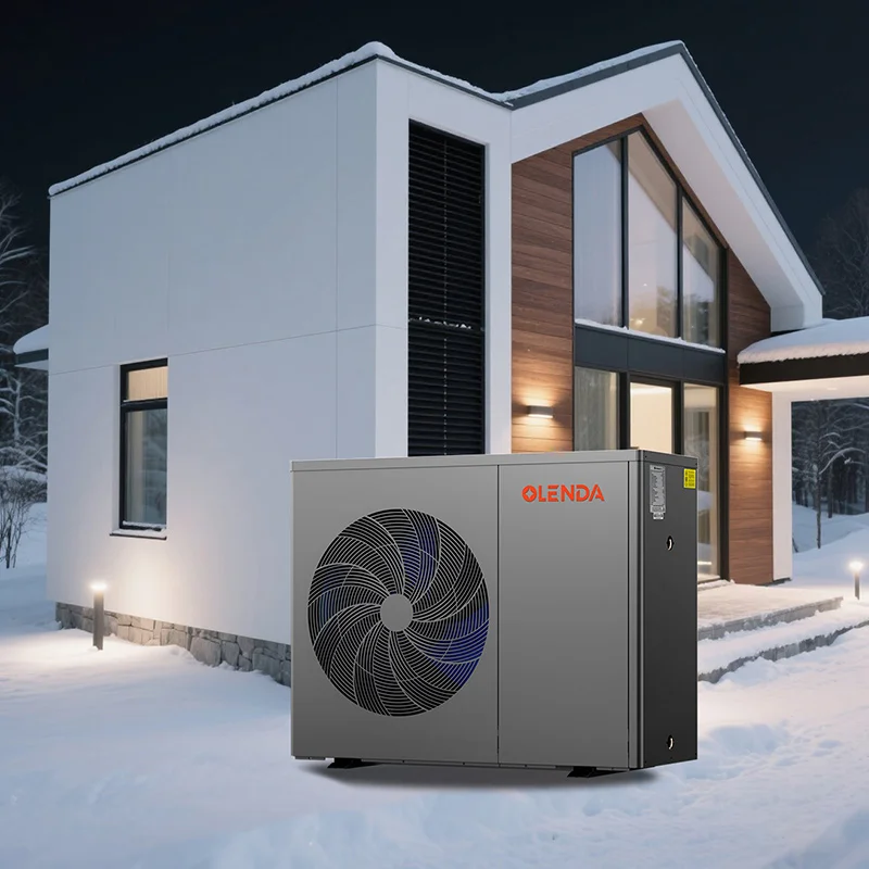 2025 Hot Selling  12kW Air Source Heat Pump  with Metal Housing 380V Evi DC Inverter 3 Phase Water Heater