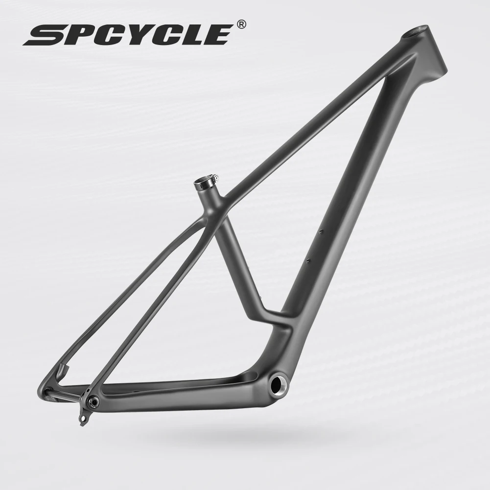 Spcycle M08 T1000 الكربون MTB الإطار 29er السفر 110 مللي متر BSA 73 مللي متر أنبوبة رأسية زاوية 67 °   إطار كربون للدراجة الجبلية بتصميم هندسي حديث 29