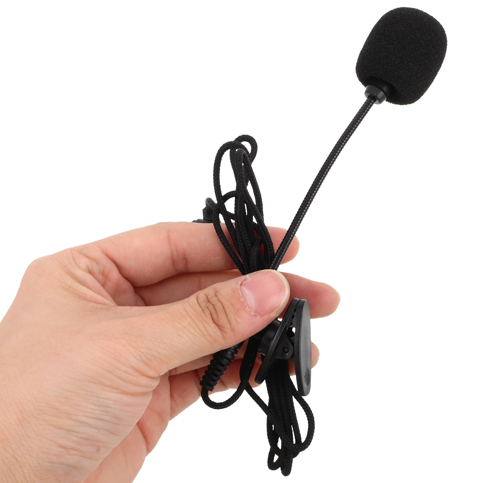 Clipmicrofoon voor audioapparaat Uitgebreid kraagontwerp Duurzaam metalen instrument Pickup Microfoon Spraakversterker Draagbaar