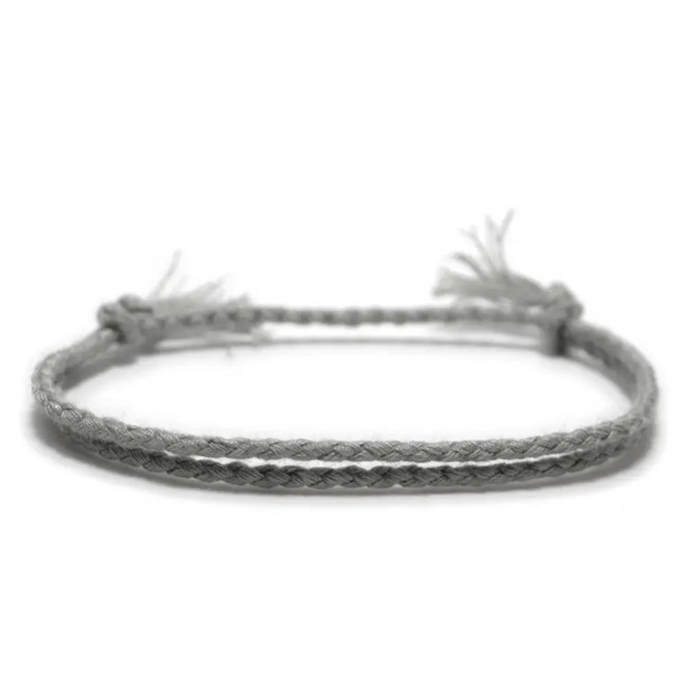 Multicolour Braided String Bracelet Cotton Handmade Couple Woven Bracelet Simplicity Adjustable Length Braid Bracelet Lovers
