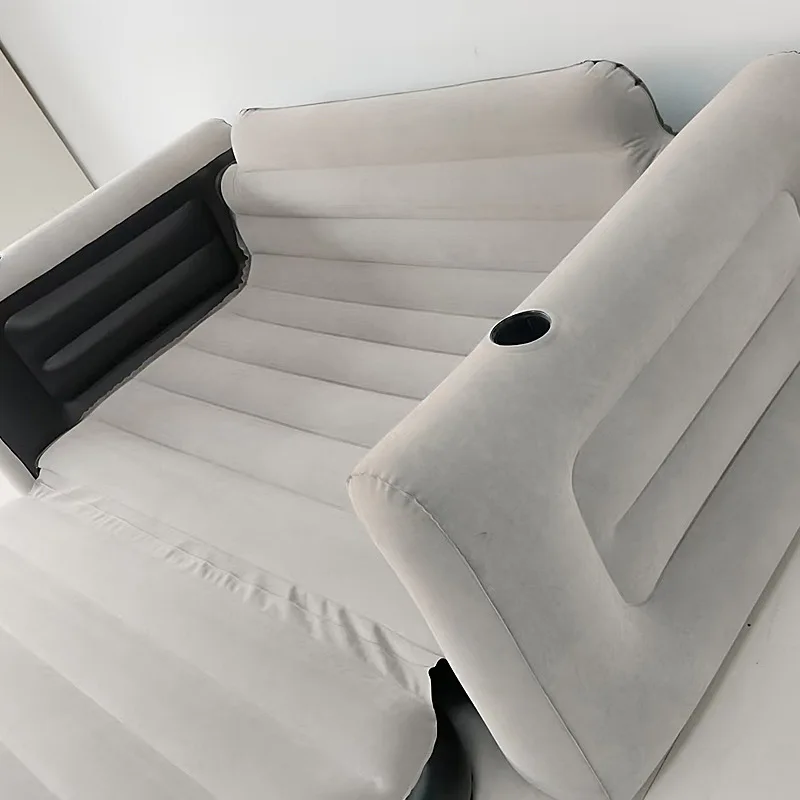 Hot-Selling Foldable Inflatable Eco-Friendly PVC Modern Sofa Bed Recliner For Children's Bedroom Sleeping view 2
