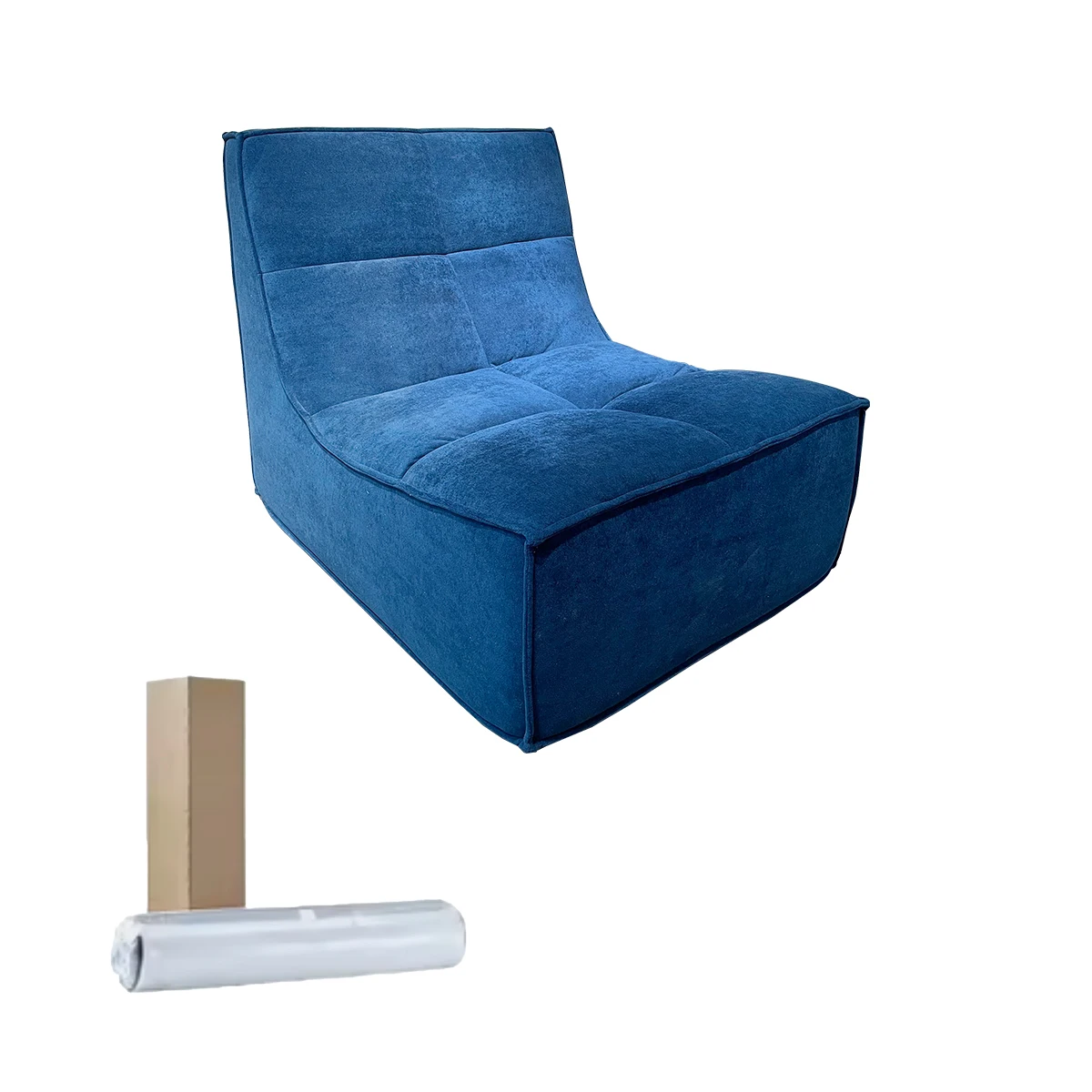 Coofull Modern Seat Compressed Sofa Customized Home Furniture Set Sofa Fabric with Sponge Filling for Apartment Living Room