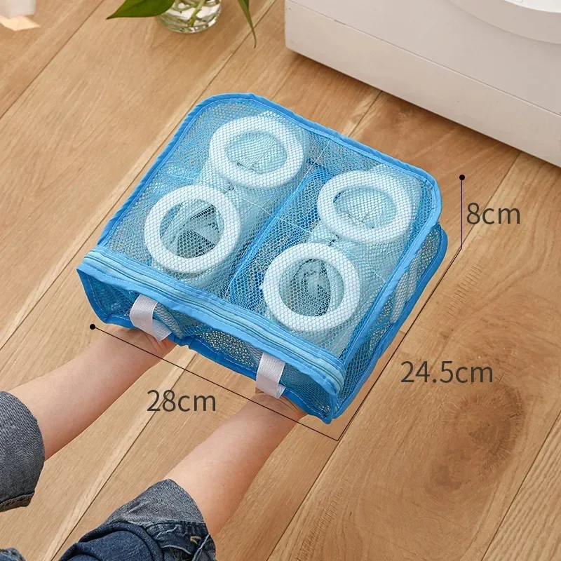 Shoe Washing Hanging Bag Household Anti-deformation Washing Bags Home Using Protects Shoes Mesh Bag Laundry Storage Organization