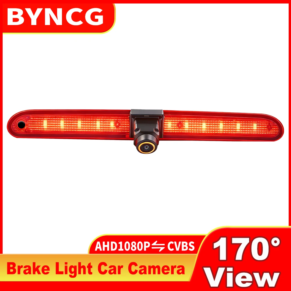

Brake Light Reverse Camera AHD CVBS 1080P IR Night Vision 170° Wide Angle Waterproof For Citroen Peugeot Partner 2008-2021