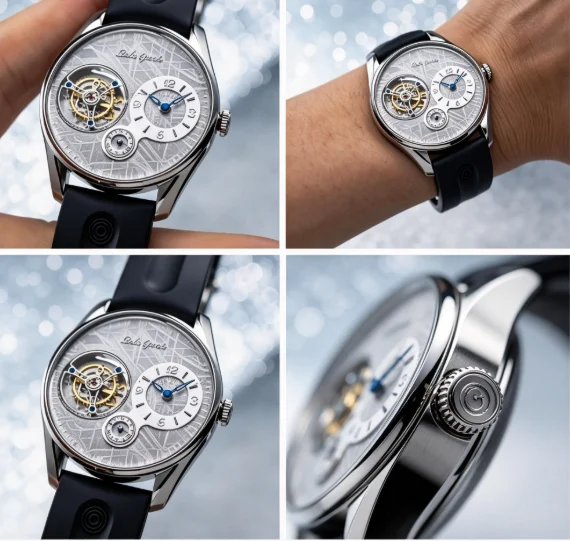 Suitable for 008 Limited Edition Meteorite Disc 8325x Tourbillon Mechanical Men's Leisure Watch