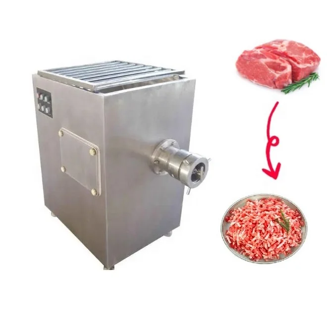 

Industrial Heavy-Duty Commercial Fresh Meat Grinder Machine Refrigerated Mutton Mincer for Fish & Meat Grinding