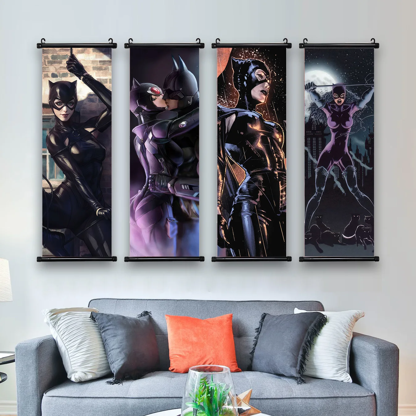 DC Batman Picture Movie Wallpaper Poster Wall Artwork Joker Computer Decoration Art Canvas Painting Picture Print Hanging Scroll