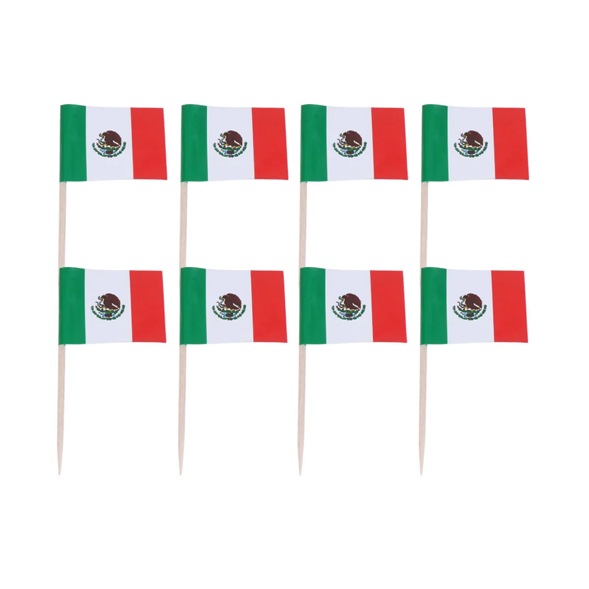 Flag Picks Cupcake Flags Cake Cocktail Toothpicks Mexico Toppers Toothpick For Topper Mini Canada Food Stick Decorations Brazil