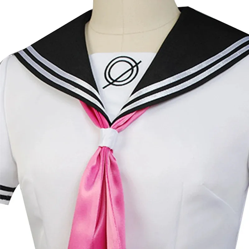 Anime Danganronpa Mioda Ibuki Cosplay Costume Colorful Devil Horn Wig For Woman Halloween Carnival Costume Props