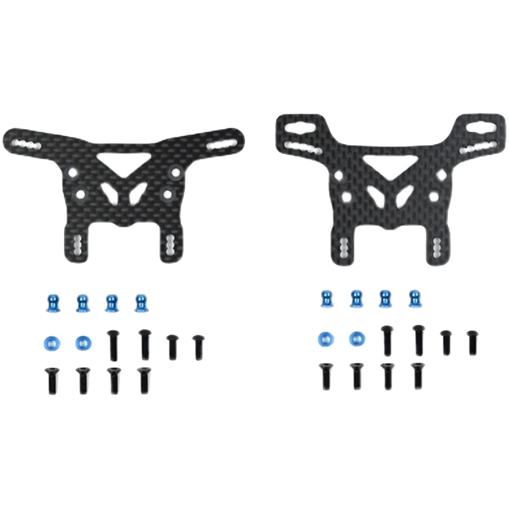 Carbon Fiber Front Shock Tower+Rear Shock Tower for XV02