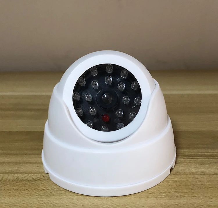 Neue rote blinkende LED-Licht schwarz/weiß Dummy Conch Kamera Home Office Überwachung Sicherheitssystem gefälschte CCTV Überwachungskamera – Detail 2