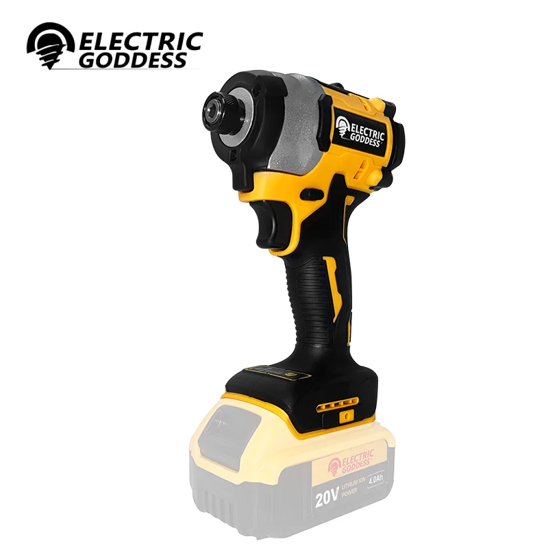 3250RPM lithium electric screwdriver, three-speed adjustment, 3LED light, brushless motor, suitable for 20V DEWALT battery