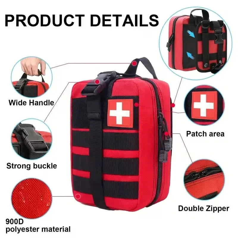 Botiquín táctico IFAK – Kit emergencia y supervivencia para exteriores