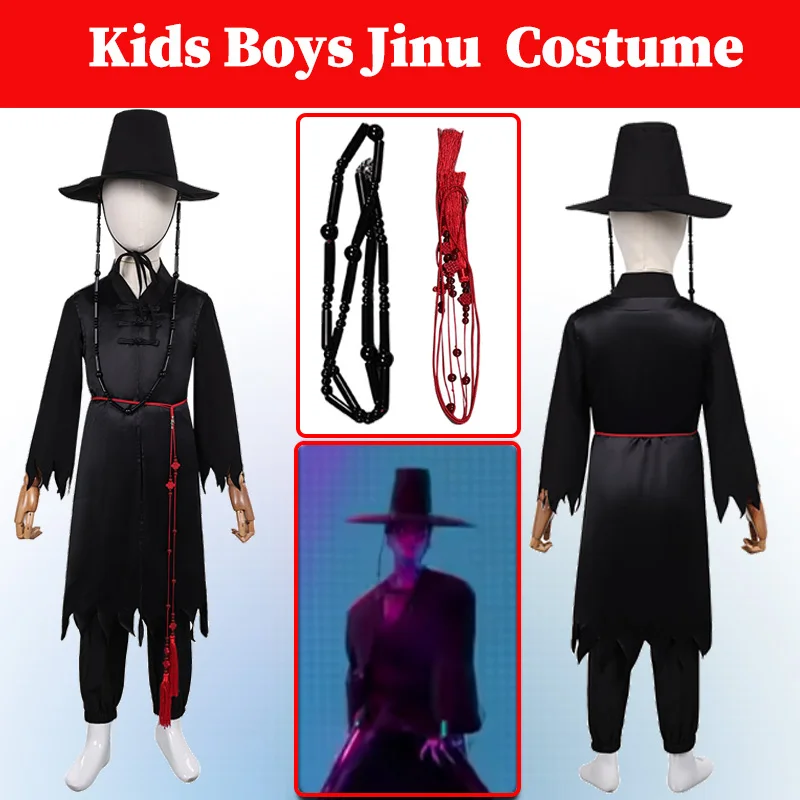 

Anime Kpop Boys Role Play Party Saja Cosplay Costume Boys Jinu Kpop Demon Hunter Halloween Party Carnival Costume Outfit Suits
