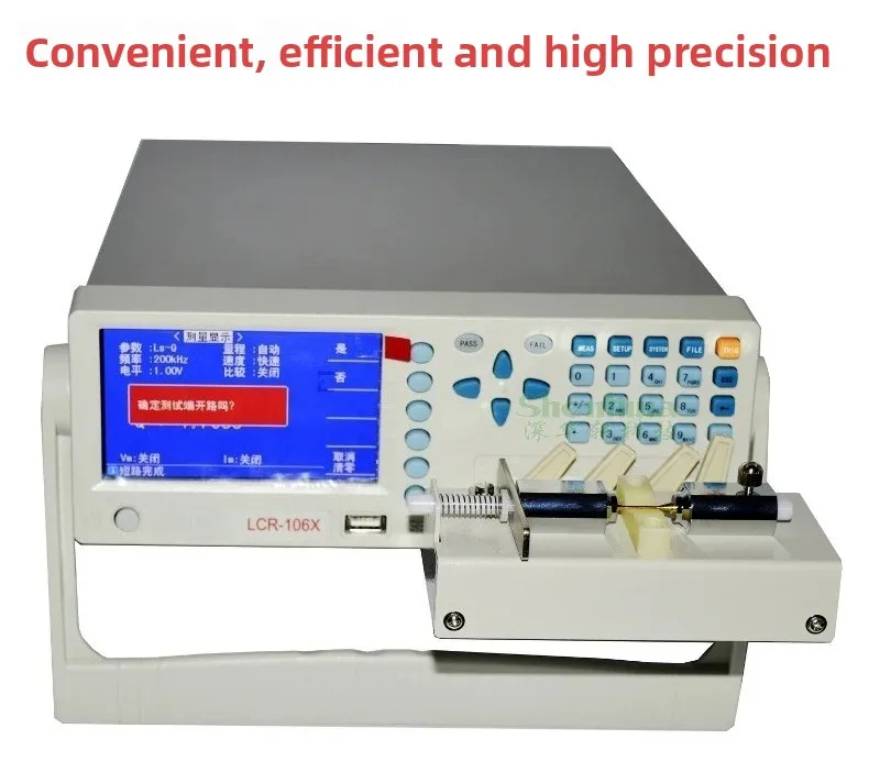 SMD Test Fixture Sleeve Type for LCR Bridge Piezoelectric Ceramic Crystal Tweezers Holder Component Clamp