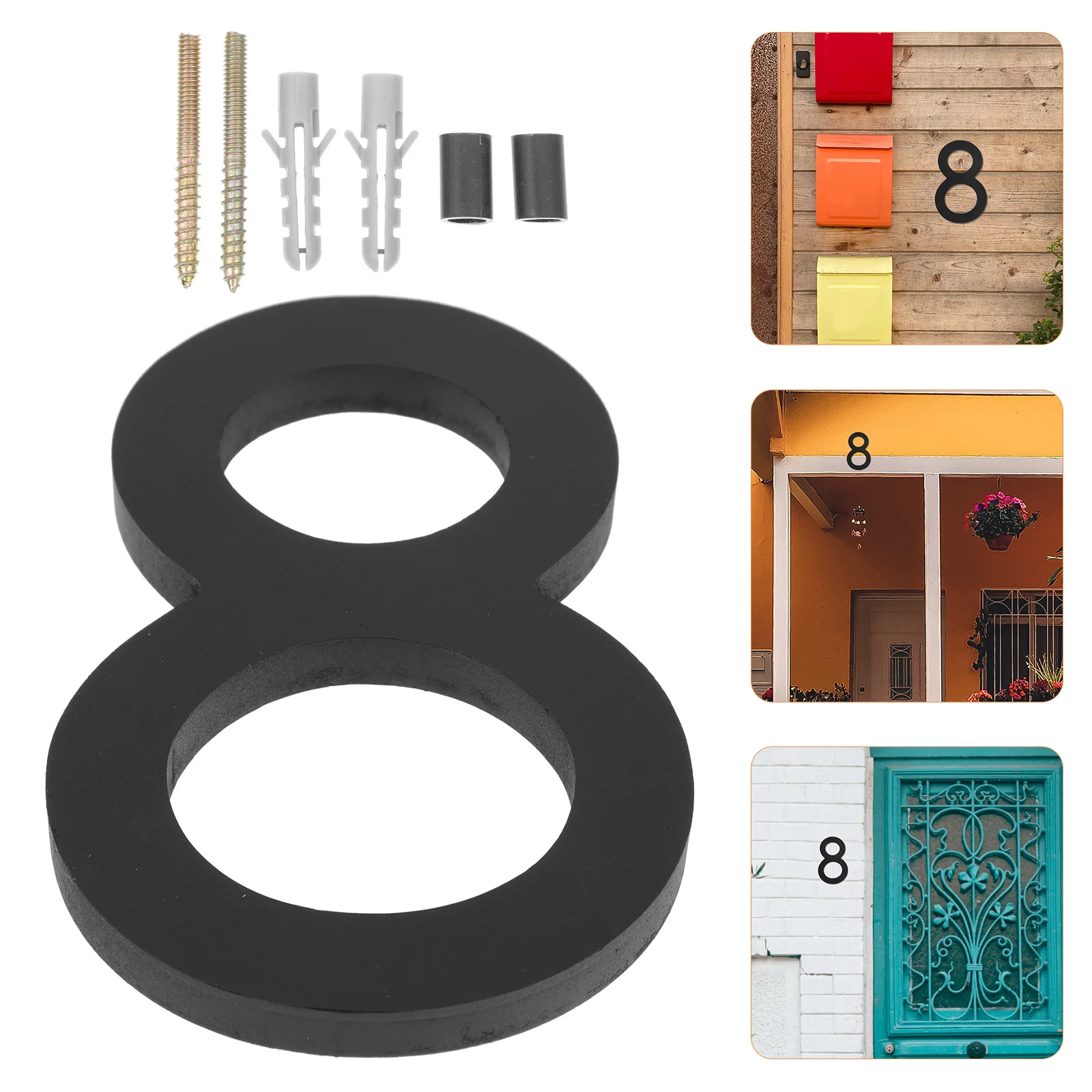 

Number Decorative Modern Acrylic Metal Mailbox Number For Home Office Wall Street Address Door Numbers Corridor Sign