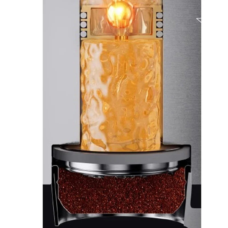 Mesin Espresso Tuas 304 Kapasitas Rongga Baja Tahan Karat 1500W Pembuat Peti Pemanas PID