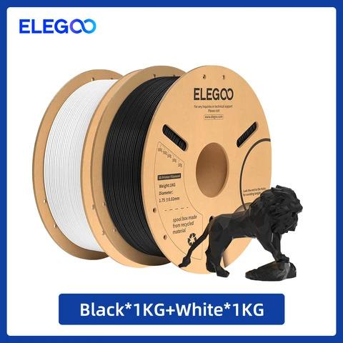 ELEGOO PLA+ нити для 3D-печати 2х1кг