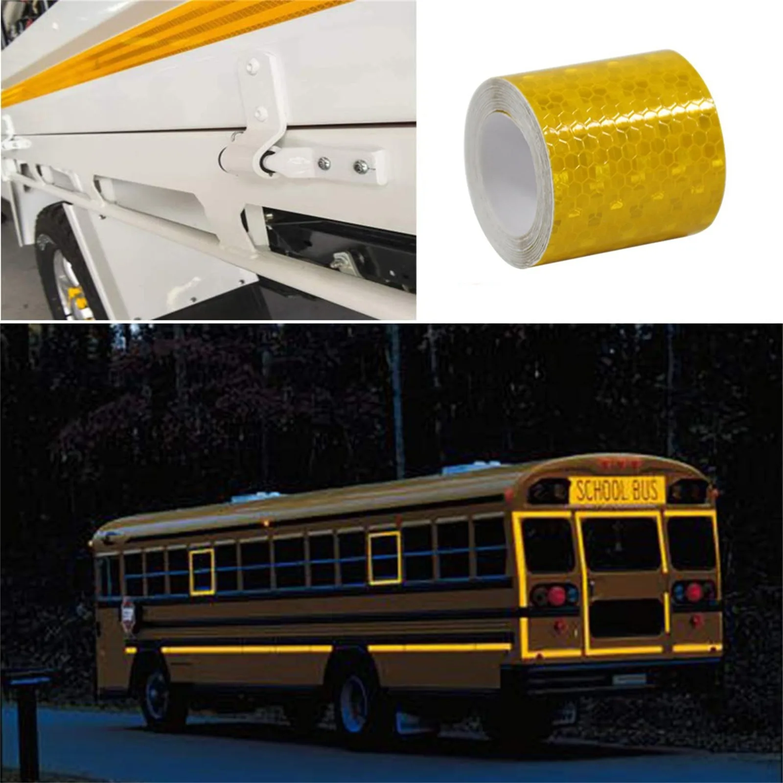 3M*5cm Reflective Tape Waterproof Outdoor Reflector Tape for Safety Visibility in Low-Light Conditions
