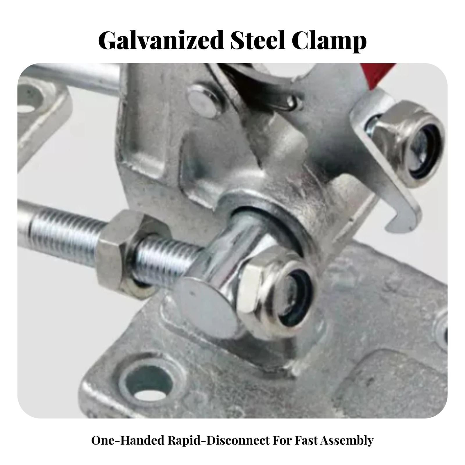Toggle Latch Clamp Sturdy Toggle Catch Fastener High Strength for Woodworkers, Cabinets, Doors