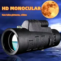 40x60 HD Powerful Portable Monocular Telescope BAK4 Prism for Outdoor Travel Camping,Hiking,Hunting,Bird watching, Holiday Gifts