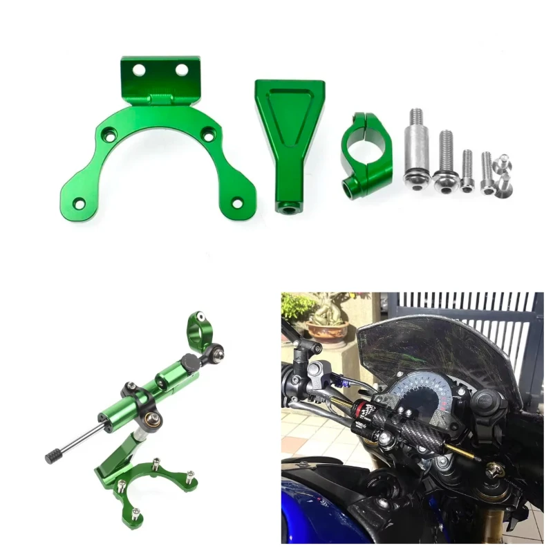 Fiber Carbon Steering Damper S - Steering Damper Stabilizer Kit Cnc ulasan dan harga