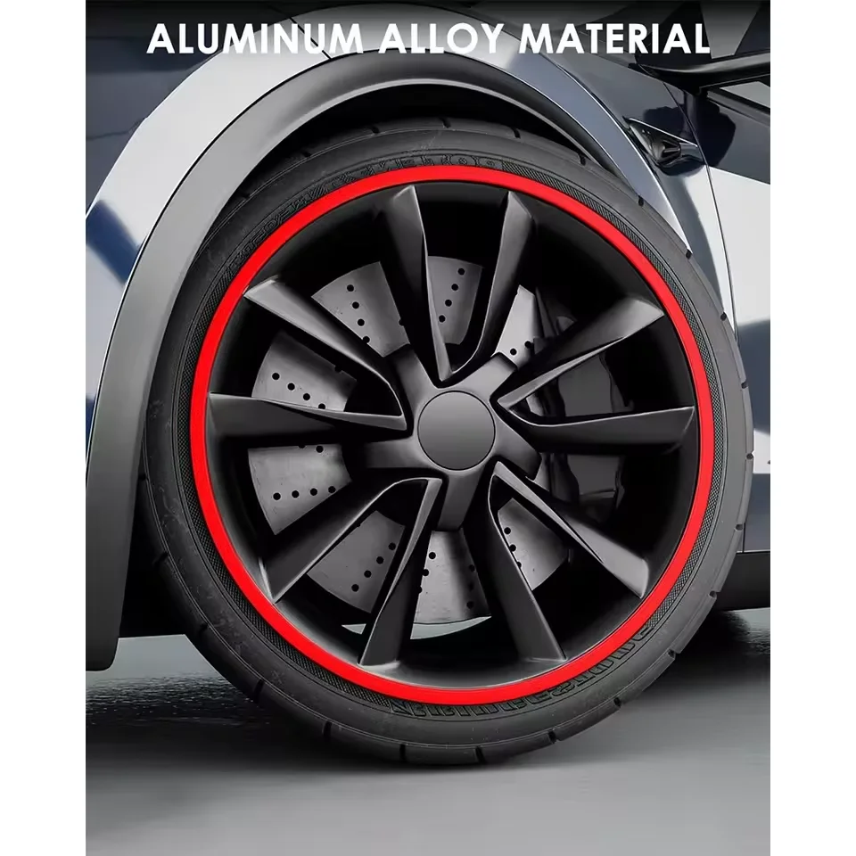 Yehua Automotive Alloy Wheel Rim Protector For Tesla Model 3 Y For BMW Benz Audi Hyundai Toyoto VW ID4 ID6 Car Wheel Hub Cover