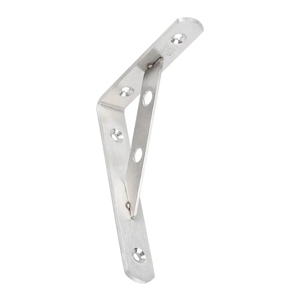 

1pcs Heavy Duty Stainless Steel Shelf Brackets Wall Support Rack Bracket For Kitchen Living Room Durable Metal Storage