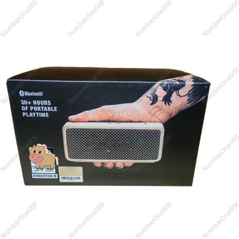 Applicable to popular cross-border horse spoon bluetooth speaker EMBERTON II rock speaker retro writing bluetooth speaker