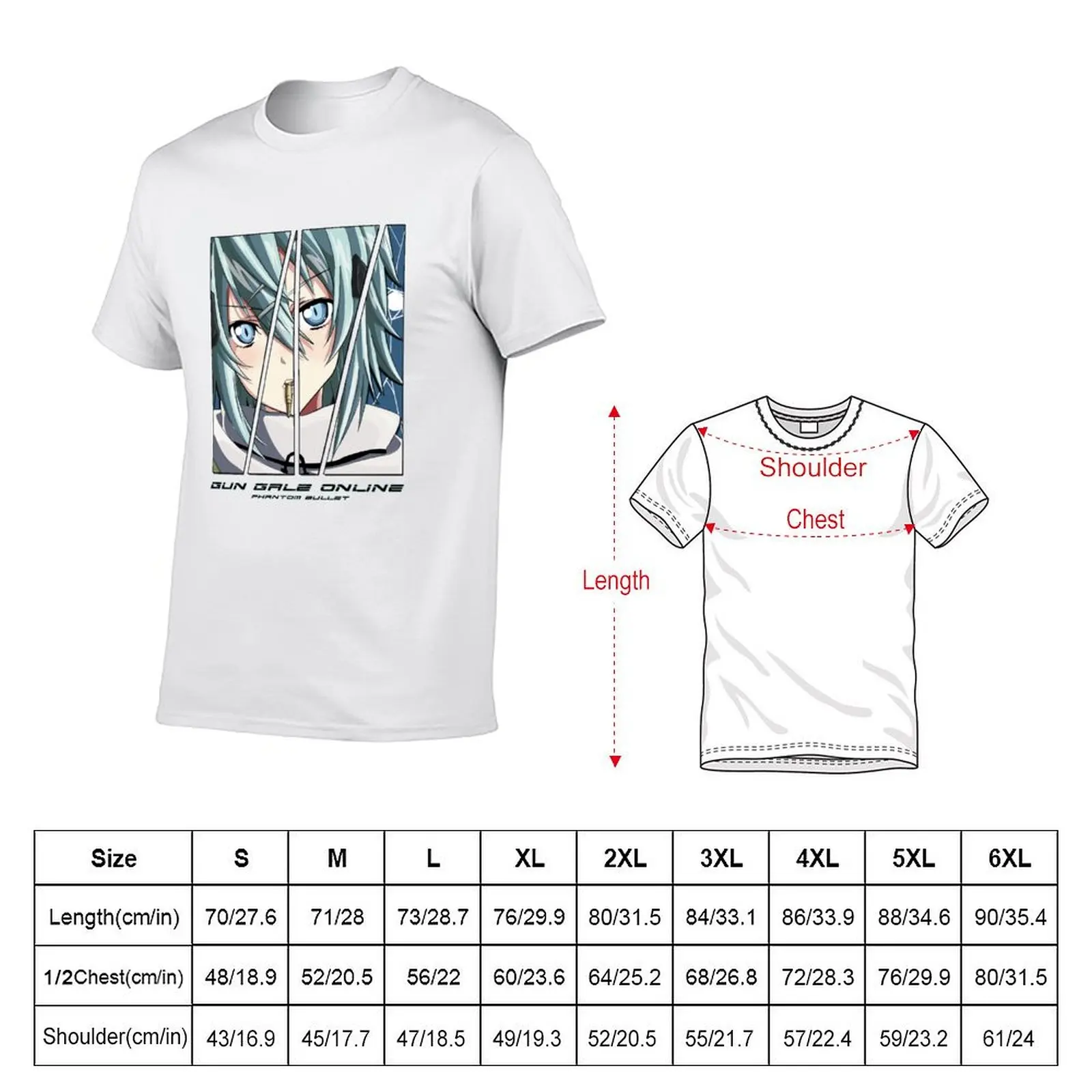 GGO Sinon T-shirt funnys new edition mens t shirt