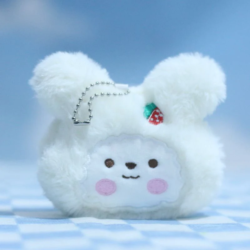 

1pcs Cute Rabbit Pendant Plush Pendant Keychain Children's School Bag Camera Pendant Birthday Gift