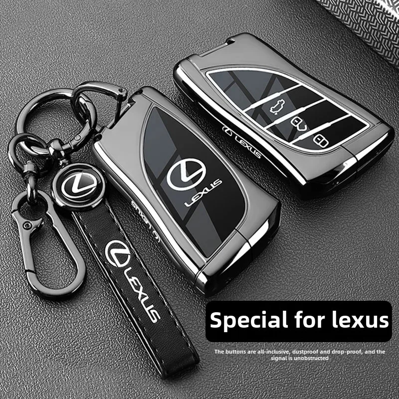 Lexus Car Key Case ES200 ES300H LX200 UX260H RX350H Compatible Shell Zipper Fashion Accessory Vehicle Storage Organizer