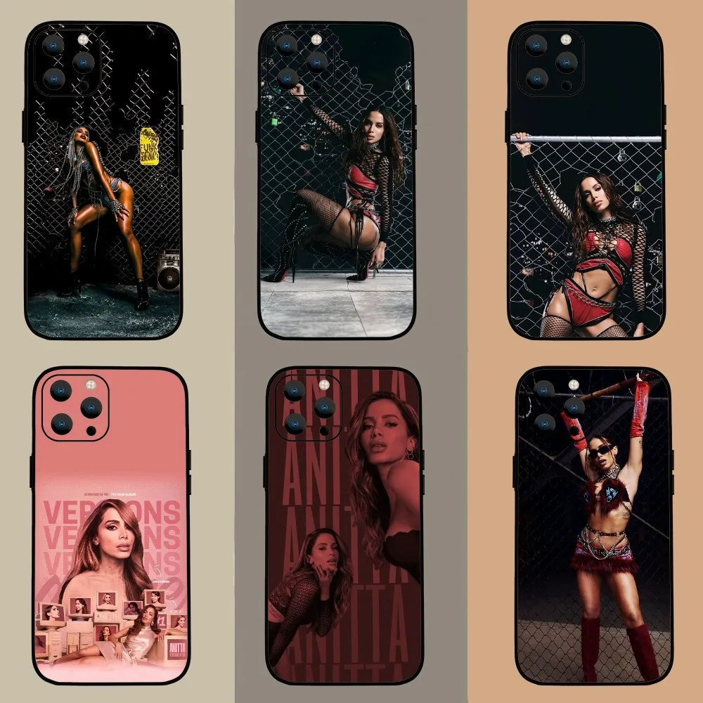 Singer Anitta  Phone Case For iPhone Mini 11 12 13 14 15 Pro XS Max X Plus SE XR Shell