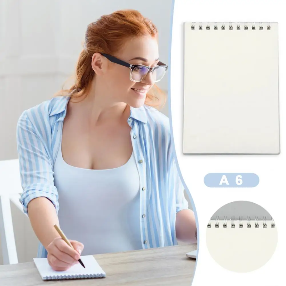 Journal Premium A4 Coil Notebook con pagine addensate A5 blocco note a fogli mobili per una scrittura liscia pianificazioni di organizzazione portatile