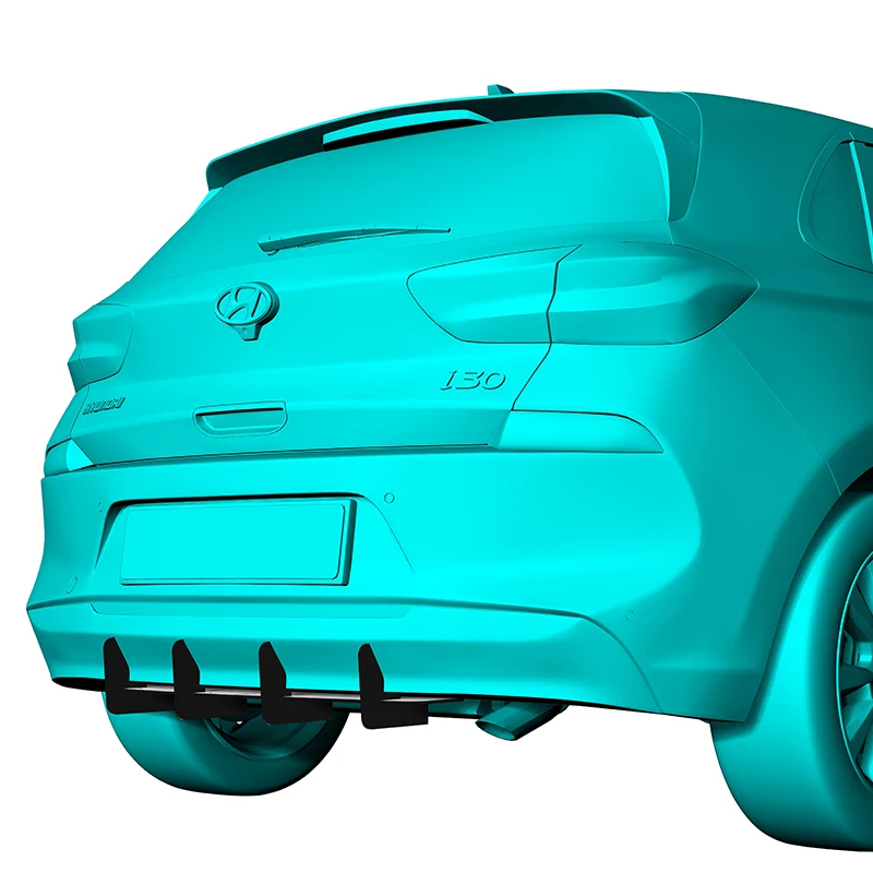 

Использование для Hyundai i30 Standard 2017, 2018, 2019, задний диффузор, бампер, спойлер, сплиттер, комплект кузова, аксессуары