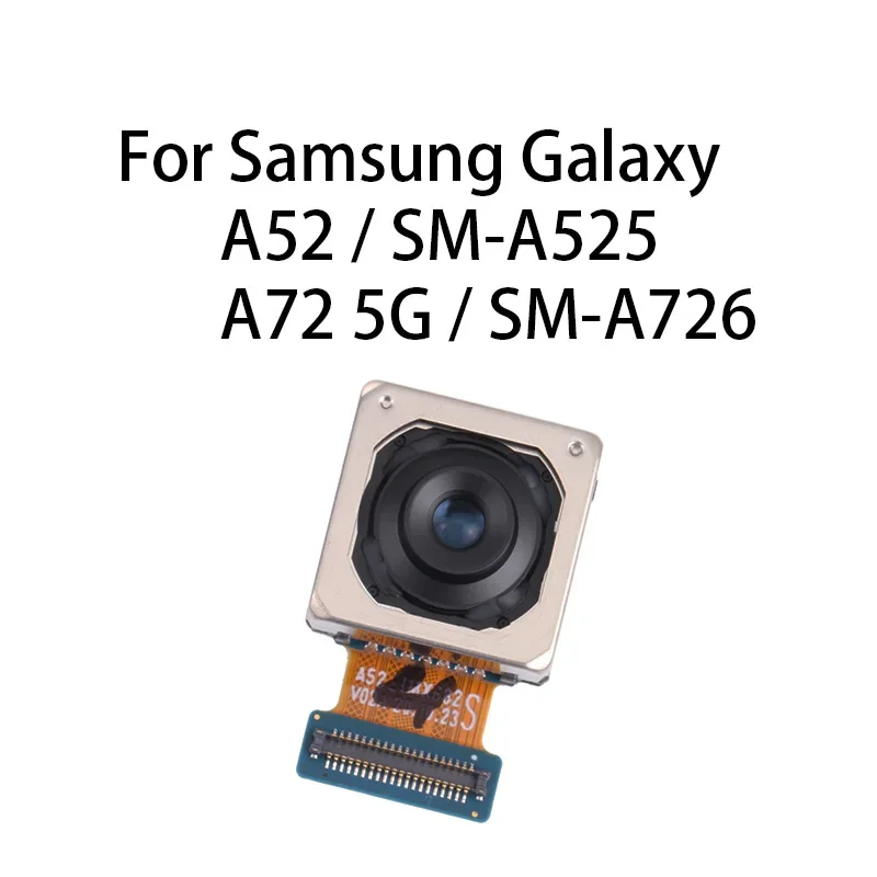 Gefensi Back Facing Big Main Rear Camera Module Flex Cable For Samsung Galaxy A52 / A72 5G / SM-A525F / SM-A726B