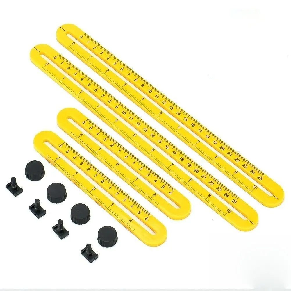 Protractor Multi Angle Ruler Template 4 Folding Angle Measuring Tool Brick Tile Wood Corner Products Foldable Ruler