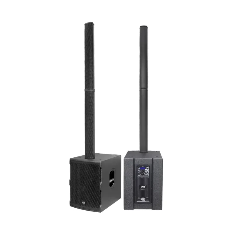 DASN MAX8 4000W 15 Inch Active Subwoofer Column Speaker Professional PA System for DJ Party Stage Indoor Outdoor Church Audio