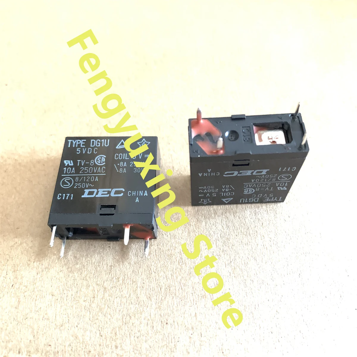 Brand new original TYPE DG1U 5VDC DEC relay 10A 5V 4-pin TV-8 normally open type