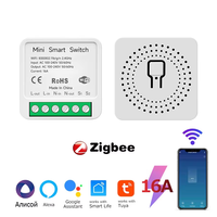 Tuya ZigBee Smart Switch 2 Way Control Breaker Relay 16A Smart Life APP Voice Control with Alexa Google Assistant