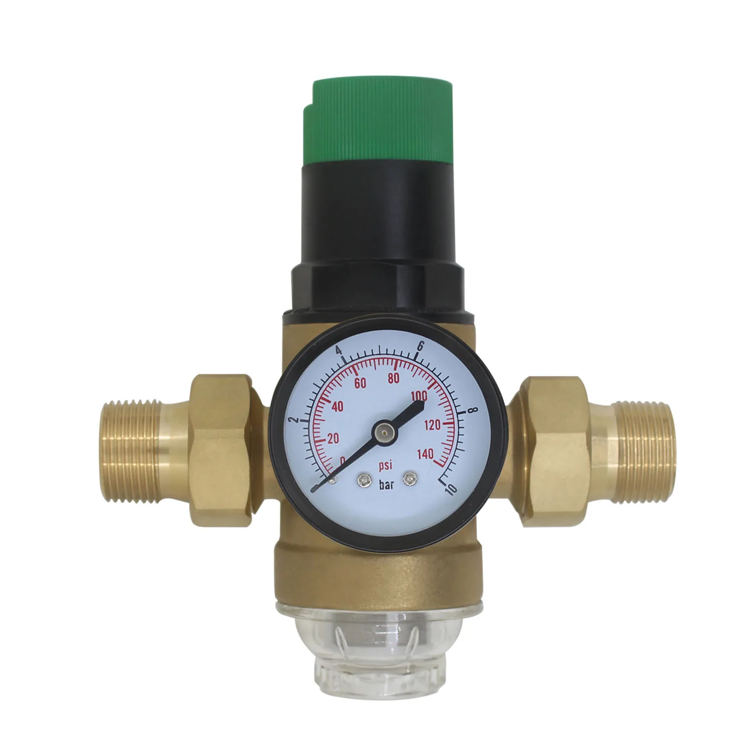 DN15 DN20  DN25  Brass Pressure Reducing Valve Regulator Valve Filter Water Purification