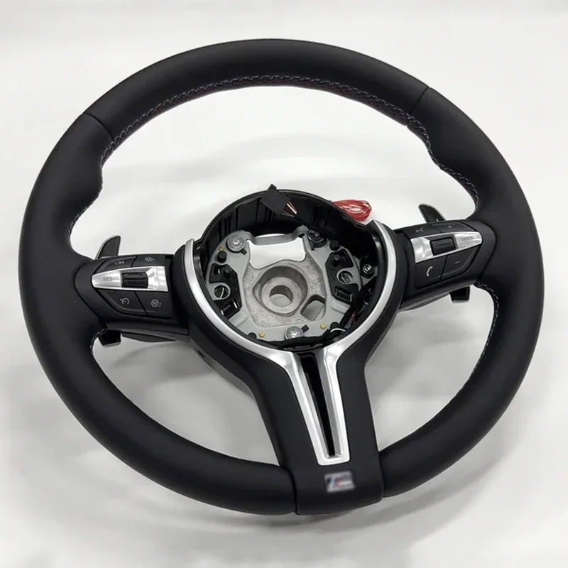 

Leather M Sport Steering Wheel for F15 E70 X6 F16 E71 E84 F20 F22 F30 F32 F36 F40 F80 F90 E30 E92 F21 F33 Heating Vibration