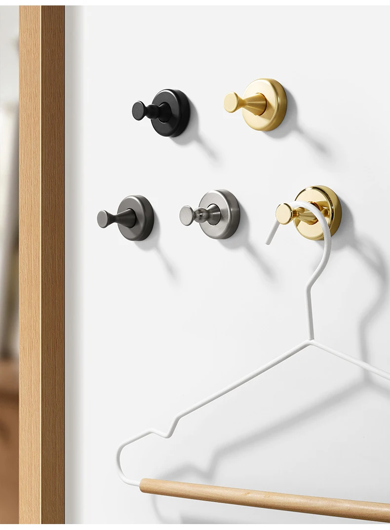 Wand Hängende Kleidung Haken Schlafzimmer Robe Haken Wohnzimmer Parlor Mantel Haken Schlafzimmer Robe Haken Handtuch Haken Bad Zubehörbadezimmerzubehör badezimmer haken küchen schrank aufbewahrung kleiderbügel schlüsse – Detail 7