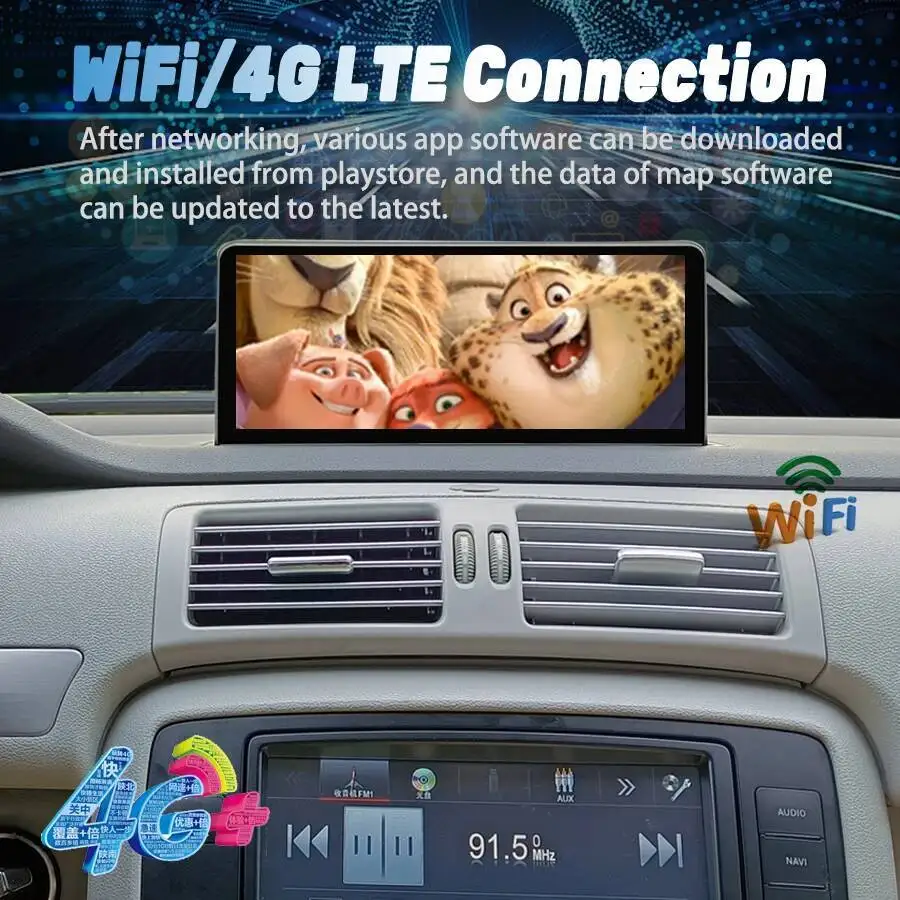 شاشة تعمل باللمس أندرويد لبنز R-Class R Class R350 W251 2005-2017 اللاسلكية CarPlay الملاحة مشغل فيديو الوسائط المتعددة رئيس وحدة