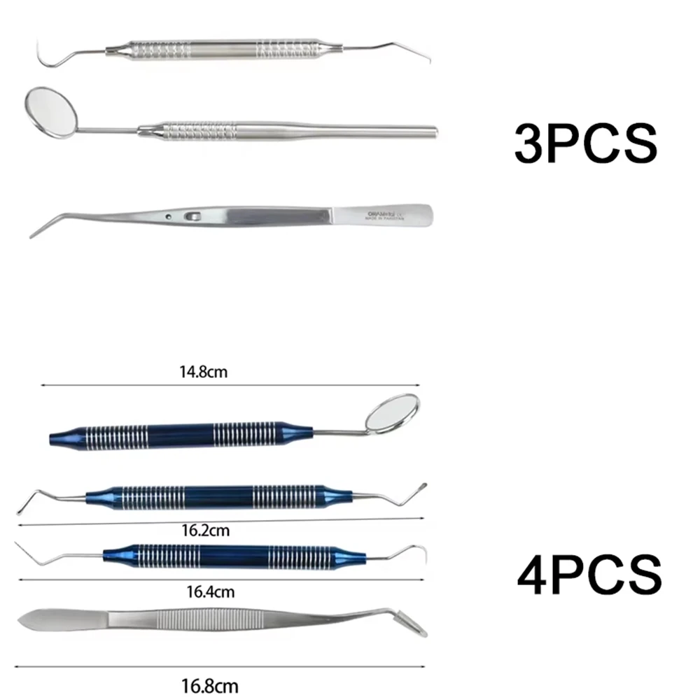 

Dental Tartar Scraper Set Stainless Steel Plaque Remover & Teeth Cleaning Tools Dentist-Approved Oral Hygiene Kit