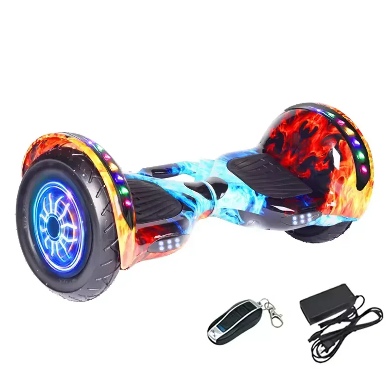 Self Balance Electric Scooters with Luminous Wheels,10 Inch Two Wheel ,Hover Board Hoverboards,for Adults and Children