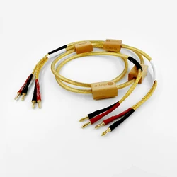 Nordost Odin2 Gold Speaker Cable OFC sterling silver flagship audio cable HiFi speaker amplifier audiophile wire with Gold-plate