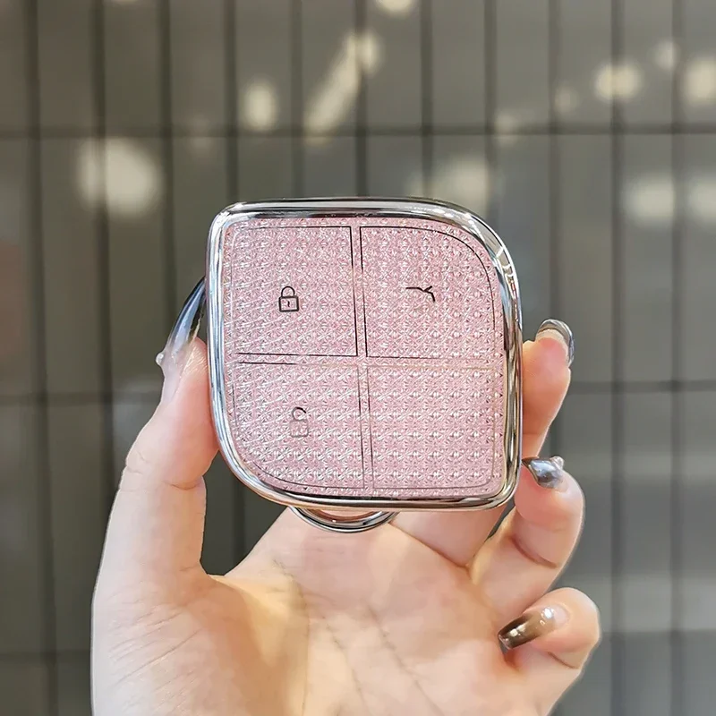 مناسبة لـ Lynk & Co 08 keycase 23 جديد غطاء المفاتيح keyshell المفاتيح الخاصة الجديدة الطاقة مركبة قذيفة مشبك تألق مفتاح السيارة Ca