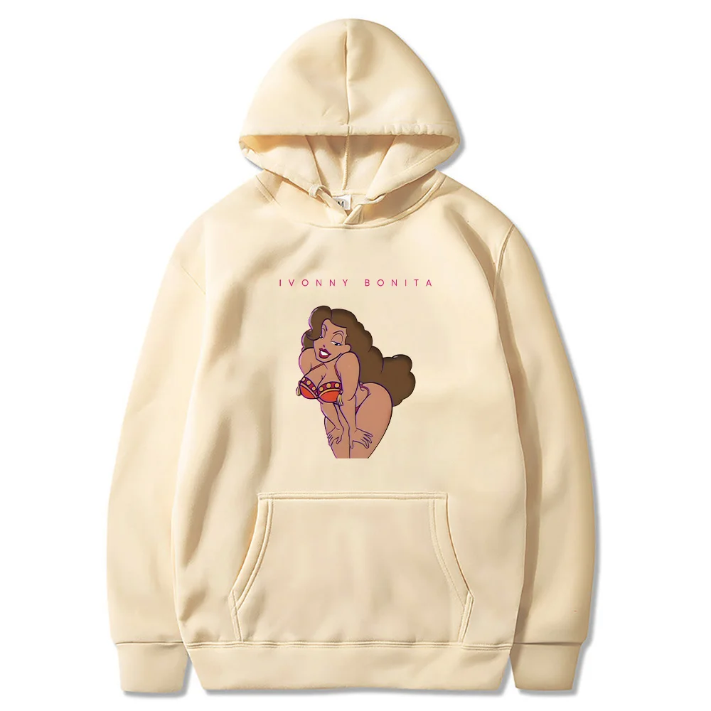 Bluza Karol G Ivonny Bonita Męska Damska Casual Vintage z Nadrukiem Graficznym Piosenkarki dla Fanów, Polarowa Bluza z Kapturem Casual
