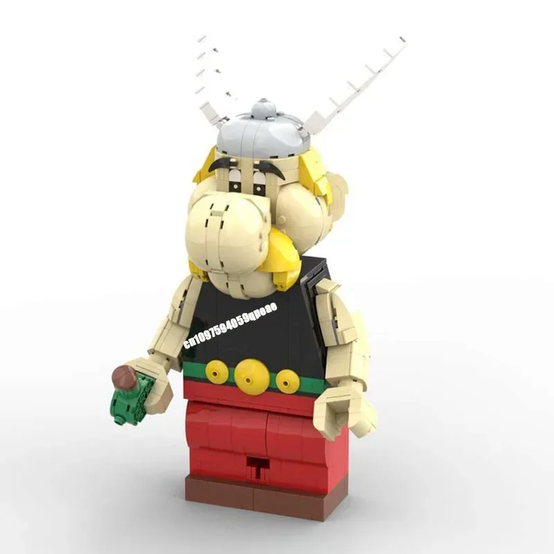 Nieuwe 1970PCS Beroemde Asterix Cartoon Serie Karakter Moc Mega Model Aangepaste Puzzel Diy Creatieve Ideeën Kid Speelgoed Verjaardagscadeau